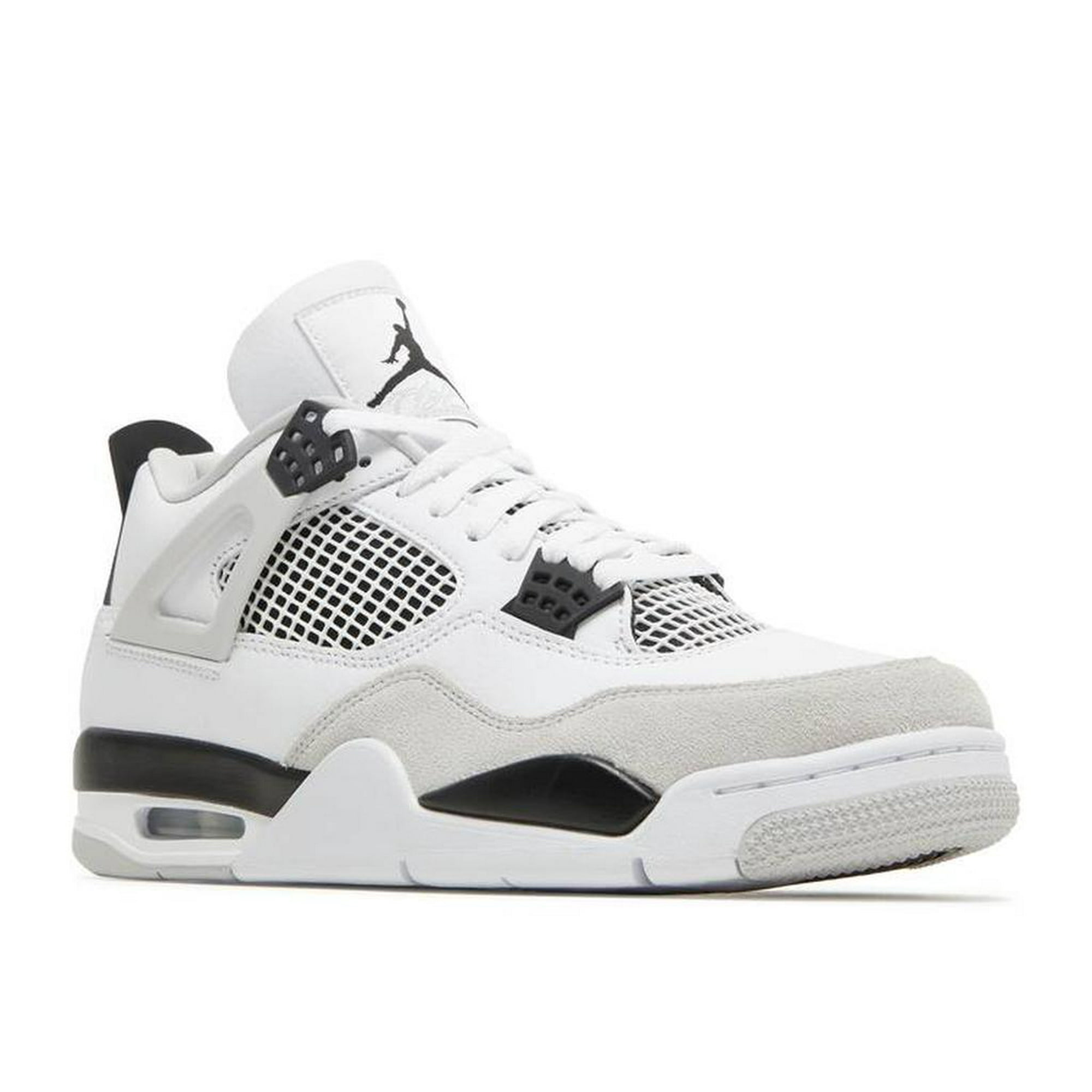 AIR JORDAN 4 RETRO 'MILITARY BLACK' - DH6927-111 - Walmart.com