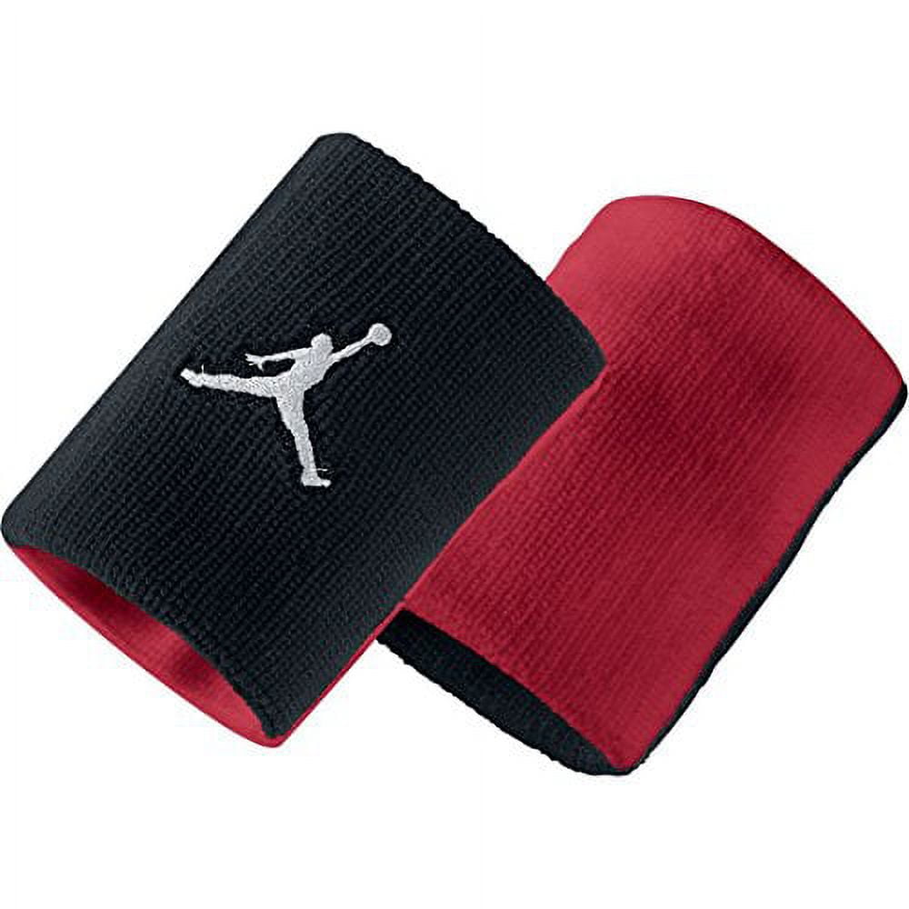 AIR JORDAN JUMPMAN WRISTBAND ACCESSORIES Black Gym Red White Walmart