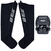 AIR RELAX AR-2 Professional Compression Boots, FDA Cleared Leg Recovery System, Medical Grade Recovery Boots and Pump, 3 Therapy Modes 4 Chambers, For Circulation in Legs and Muscle Recovery - SIZE 2