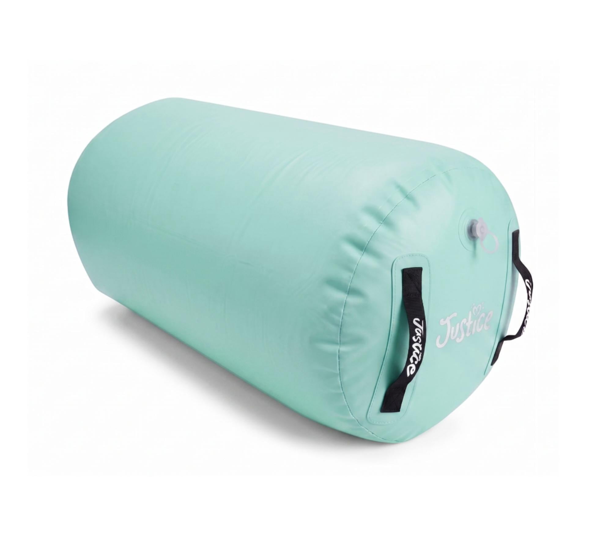 Air Roller Inflatable Tumbling Mat With Pump - Teal