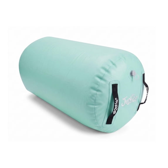 Air Roller Inflatable Tumbling Mat With Pump - Teal