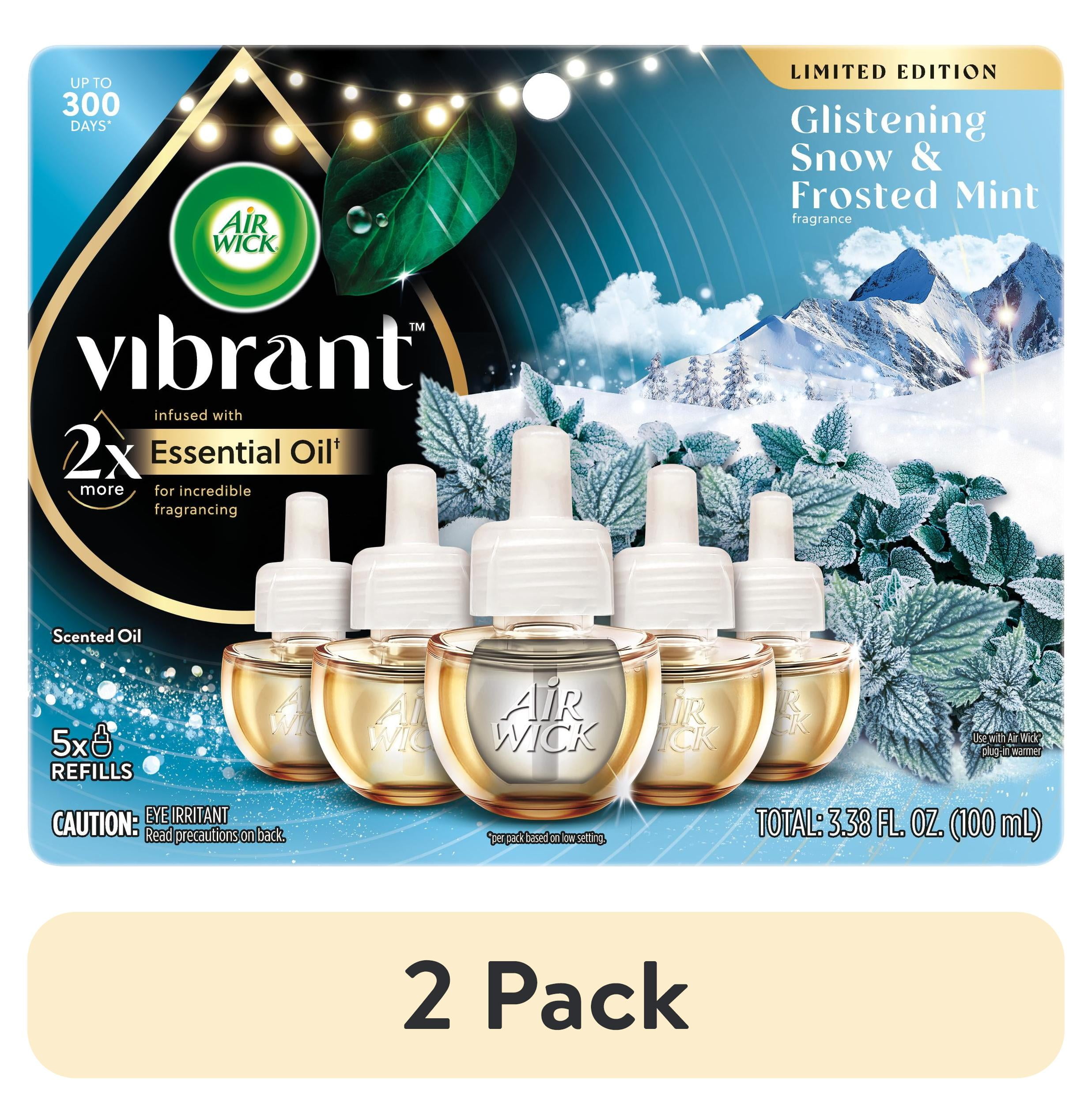 Glistening Snow & Frosted Mint Scented Oil Refill Pack