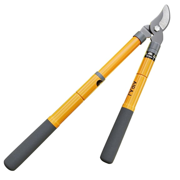 AIRAJ 16-24" Extendable Bypass Loppers, 1.5" Branch Cutter with SK5 Blade & Telescopic Handle, Garden Pruning Shears for Tree Trimming