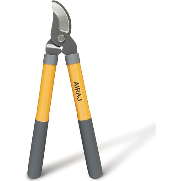 AIRAJ Bypass Loppers for Gardening | 16 Inch Garden Shears | SK5 High Carbon Steel Blade | Plants, Flowers and Tree Trimmer | Pruning Shears | Branch Cutter | Garden Loppers | Cutting 1.5 MAX