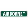 thumbnail image 1 of AIRBORNE Street Sign air borne military soldier | Indoor/Outdoor |  30" Wide, 1 of 5