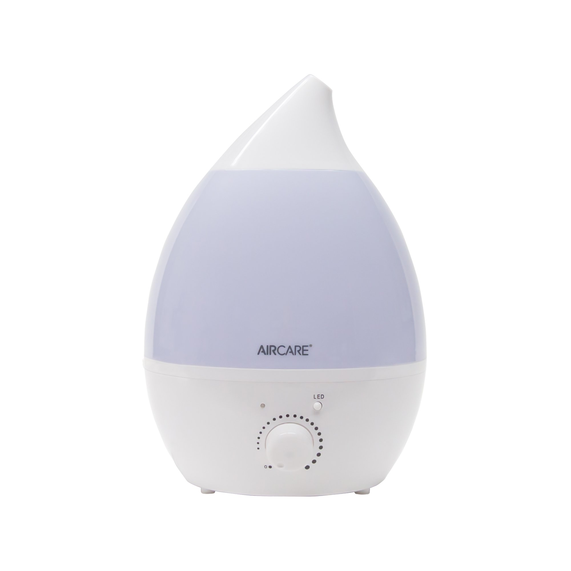 AIRCARE AUV10AWHT Aurora Mini Ultrasonic Humidifier with Aroma Diffuser and Multicolor LED Night Light, White - image 1 of 9