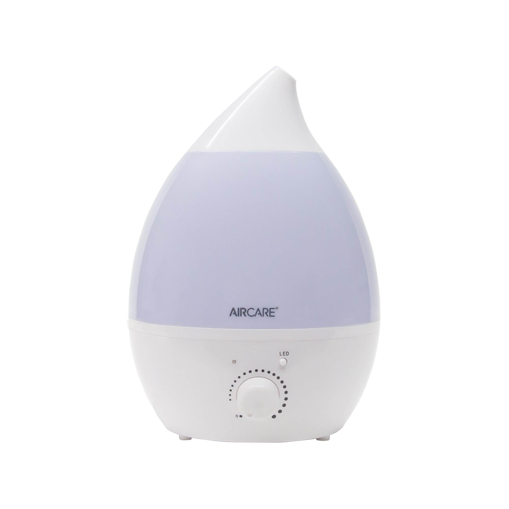 Aurora White Ultrasonic Humidifier with LED Nightlight