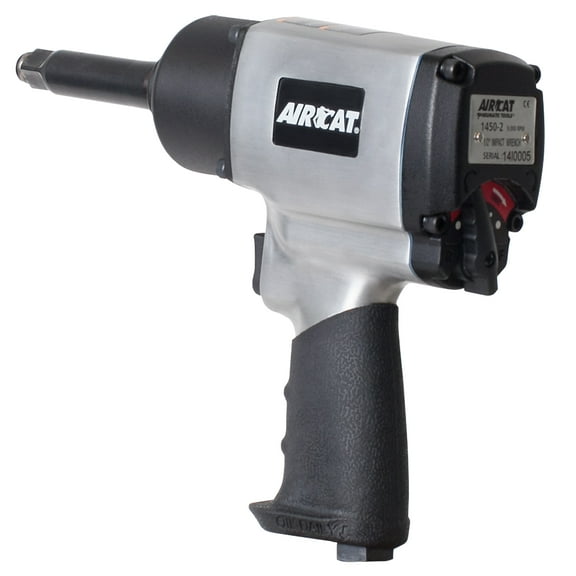 AIRCAT Pneumatic Tools 1450-2: 1/2-Inch Impact Wrench 1,000 ft-lbs - 2-Inch Extended Anvil