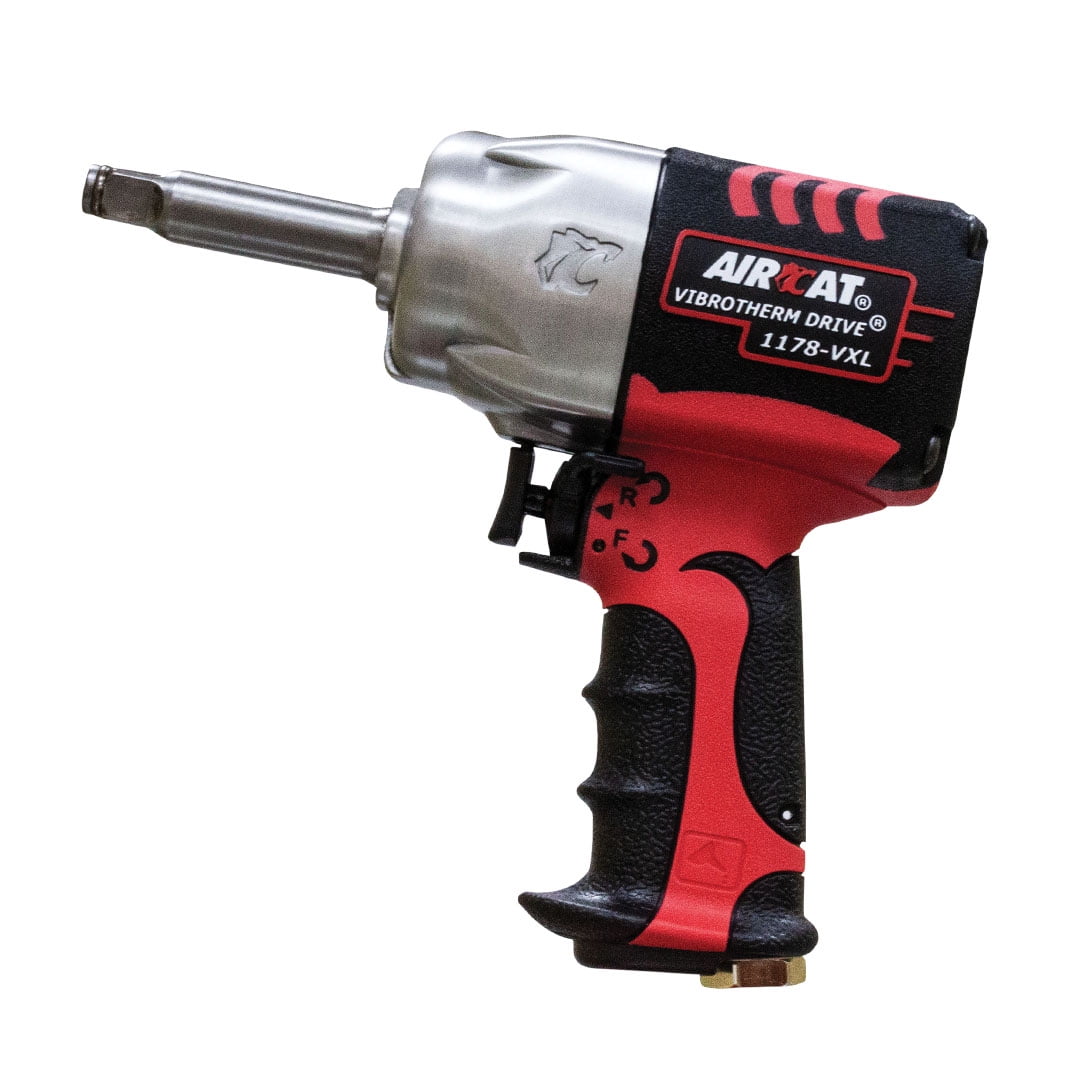 AIRCAT Pneumatic Tools 1178-VXL-2: 1/2-Inch Vibrotherm Drive Impact Wrench  1,300 ft-lbs - 2-Inch Extended Anvil