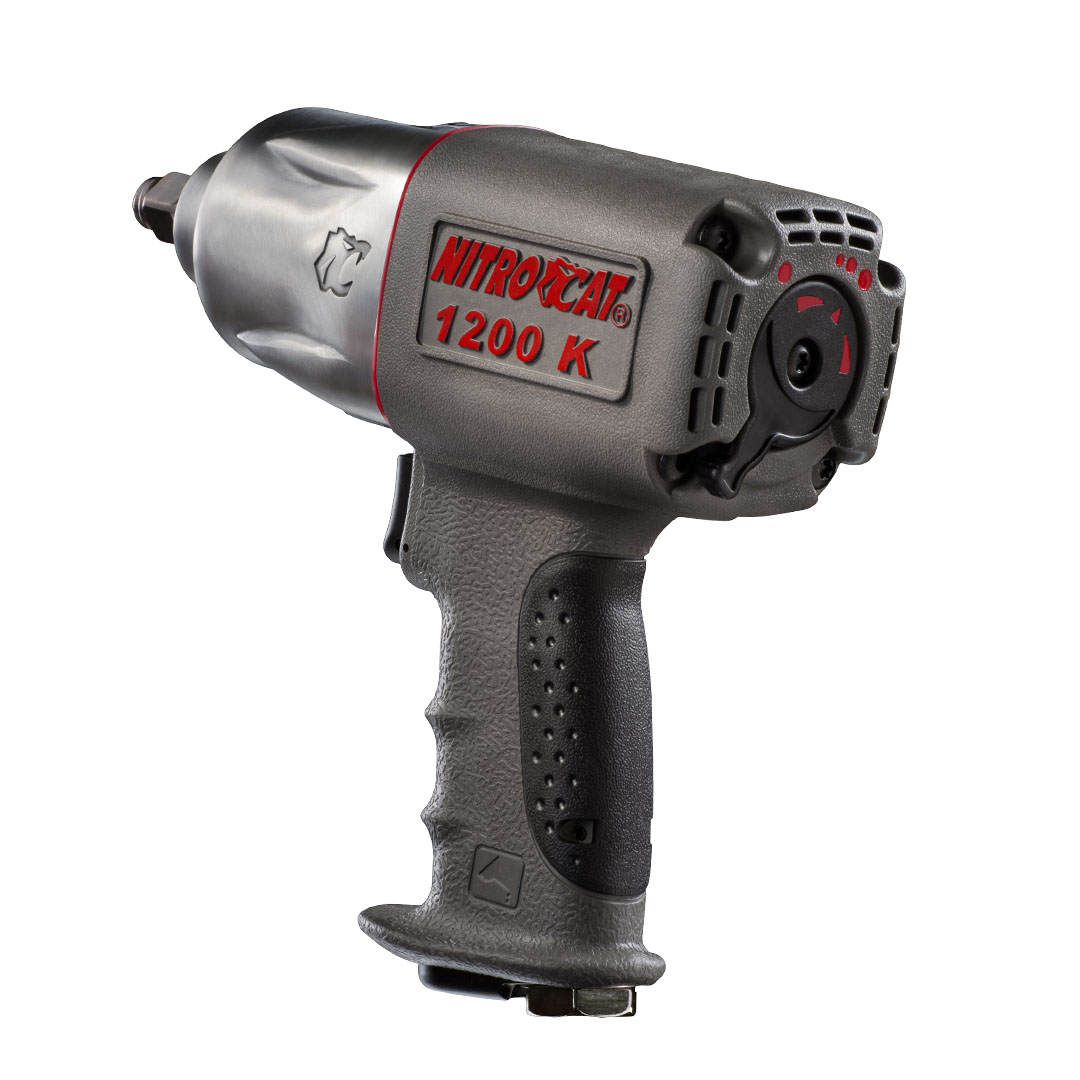 AIRCAT Pneumatic Tools 1200-K 1/2-Inch Nitrocat Composite Twin Clutch Impact Wrench 1295 ft-lbs - image 1 of 6