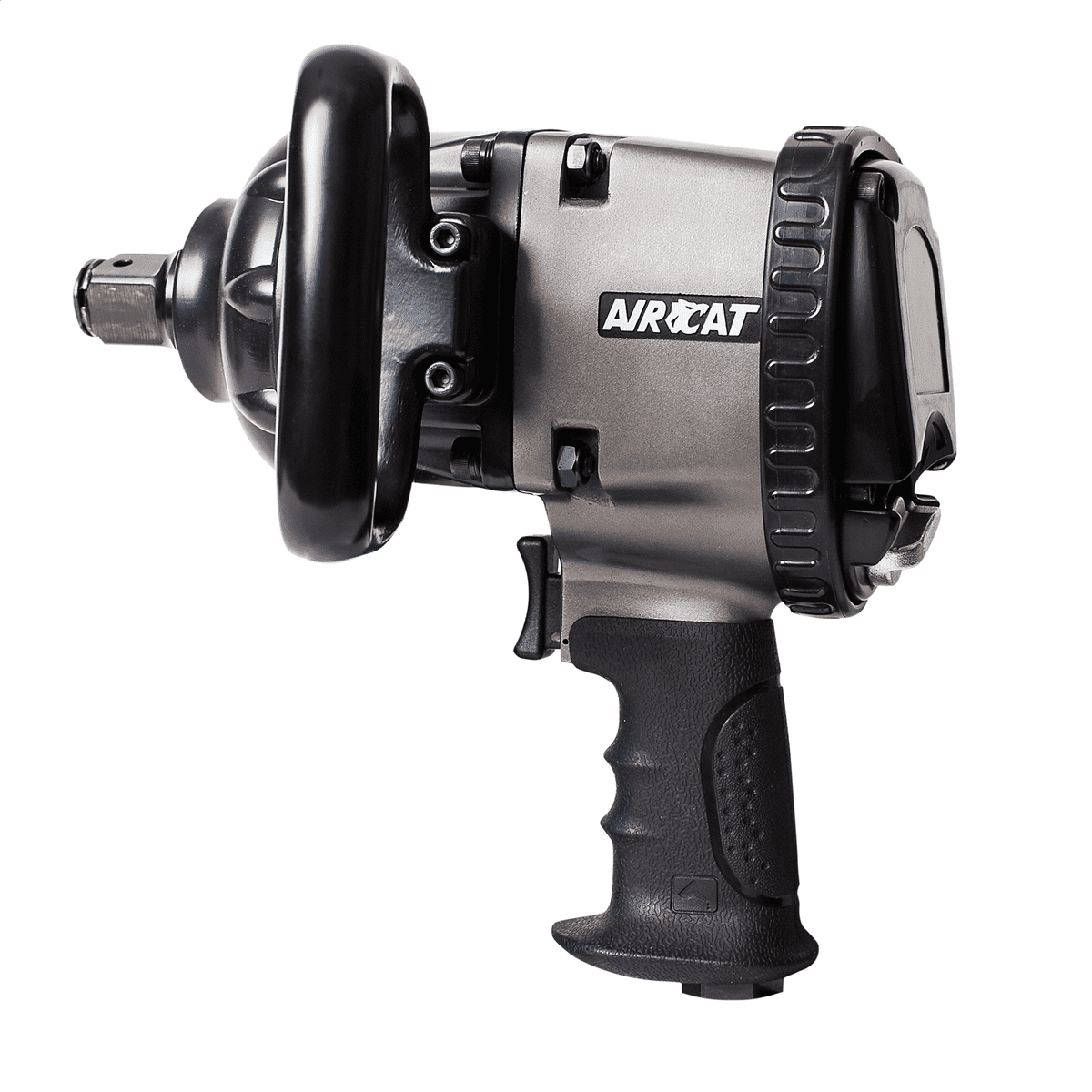 AIRCAT Pneumatic Tools 1880-P-A: 1-Inch Pistol Grip Impact Wrench with Pinless Hammer Mechanism 1,900 ft-lbs
