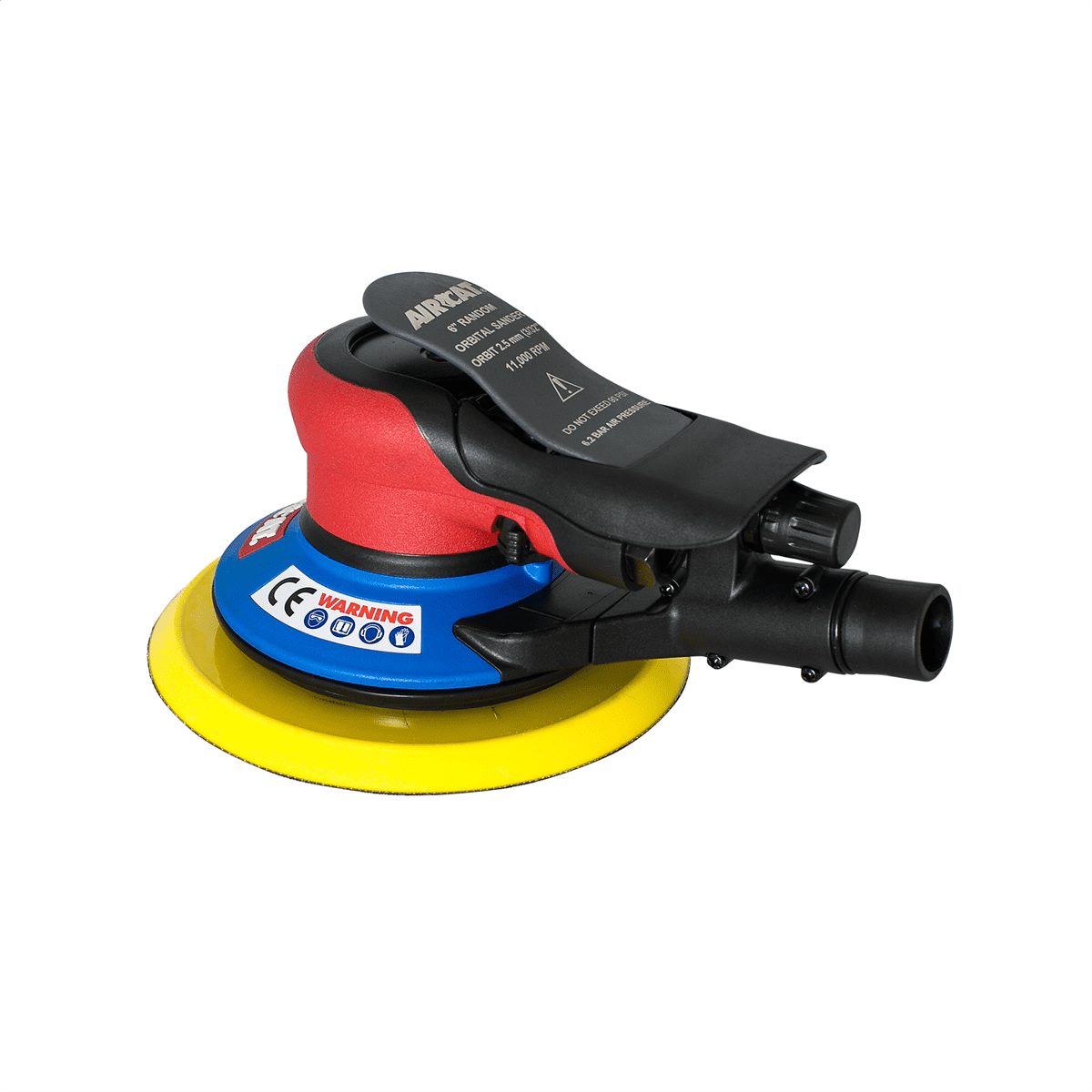 AIRCAT Pneumatic Tools 6700-6-332CV: Orbital Palm Sander Central Vacuum 11,000 RPM