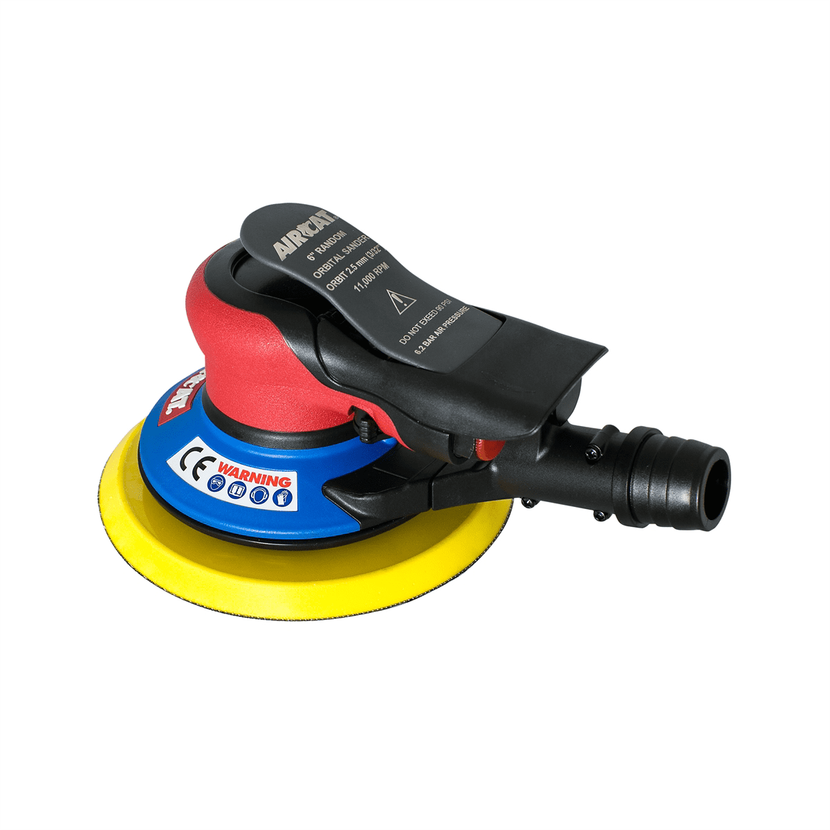 AIRCAT Pneumatic Tools 6700-6-332SV: Orbital Palm Sander Self Vacuum 11,000 RPM