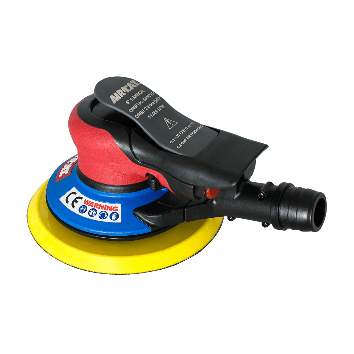 AIRCAT Pneumatic Tools 6700-6-336SV: Self Vacuum Orbital Palm Sander 11,000 RPM