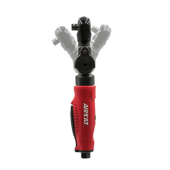AIRCAT Pneumatic Tools 811: 1/4-Inch Flex Head Ratchet Wrench 240 RPM, 35 ft-lbs Maximum Torque