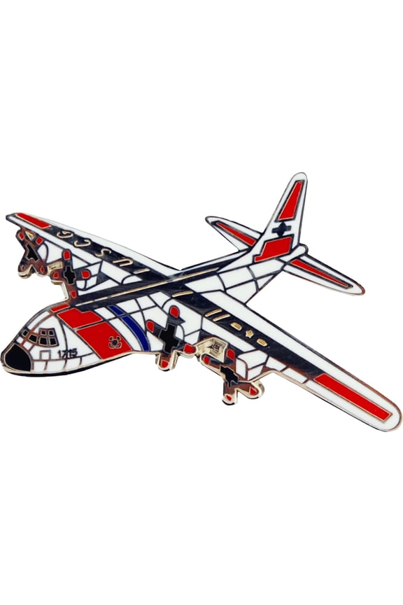 AIRCRAFT & HELICOPTERS, APL C-130 HERCULES CG - Original Artwork, Expertly Designed PIN - 1.50"