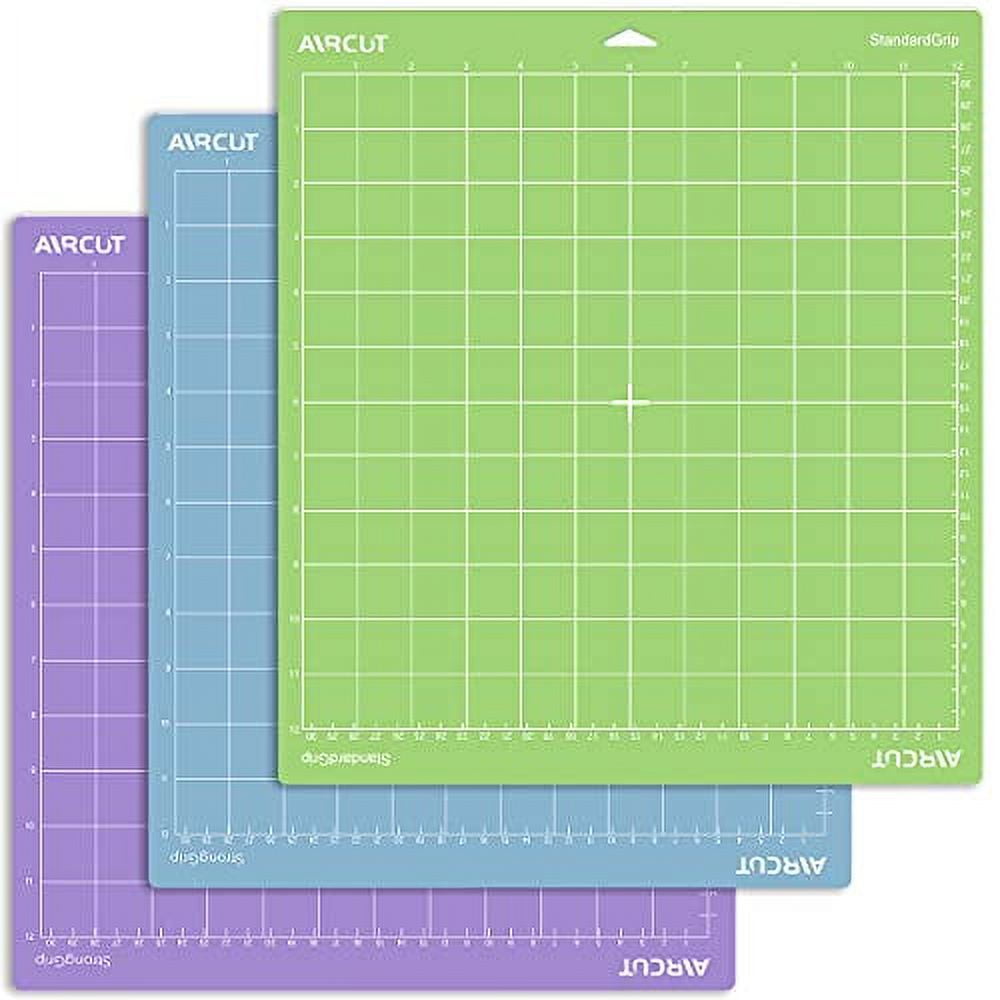 Nicapa StandardGrip Cutting Mat for Silhouette Portrait(8x12 inch 3 Mats)  Standard Adhesive Sticky Quilting Cut Mats Replacement Accessories for