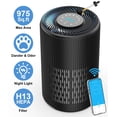 thumbnail image 1 of AIRFIRE HEPA Air Purifier for Home up to 975 Sq.ft with APP, Air Purifiers for Allergies and Asthma, Bedroom, Pet Dander&Odor, Dust, Pollen, Wildfire/Smoke, Model AP207, Black, 2026 New, 1 of 12