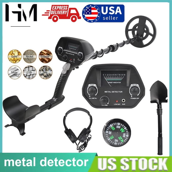 AIRKOUL LCD Metal Detector Waterproof Gold Digger Deep Sensitive Hunter Coil Searcher