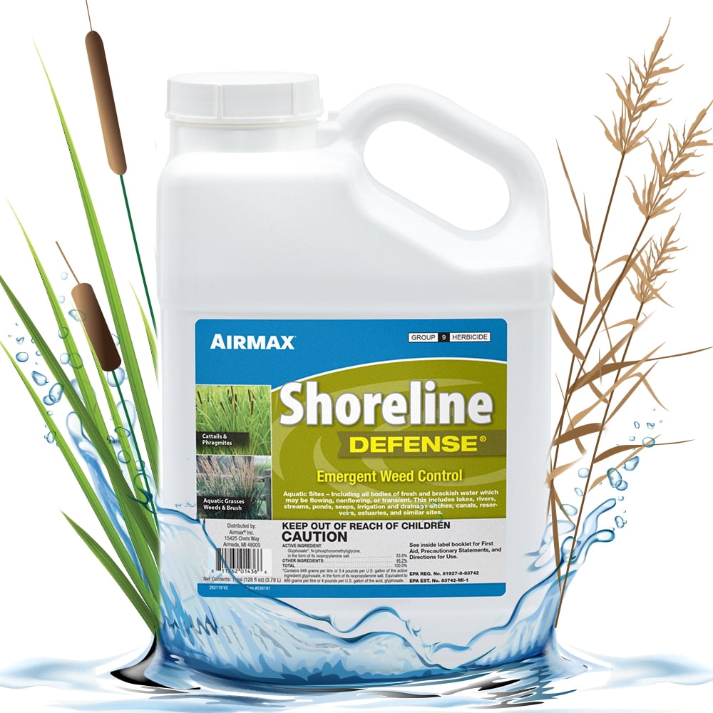 Airmax Shoreline Defense Aquatic Herbicide Concentrate, 1 Gallon
