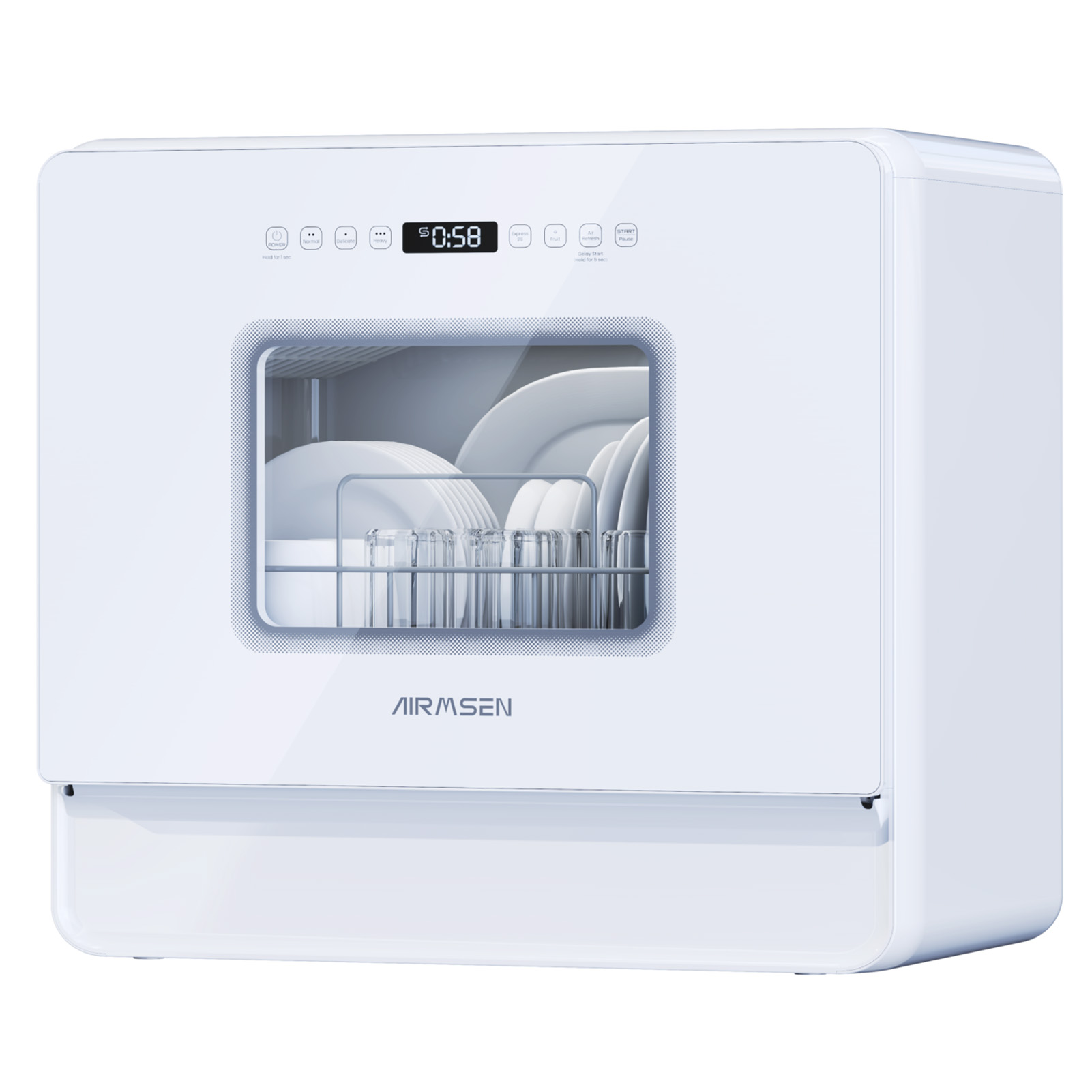 RCA 18" Portable Dishwasher in White RDW1809