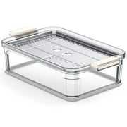 AIRMSEN Steamer Rack for TL-1230 Electric Steamer, Glass Vegetable Steamer Basket for Food Steaming and Cooking