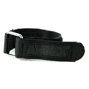 AIRNIX 10-Pack 8" x .75" (6.5” Useable) Nylon Webbing Hook and Loop Cinch Straps with Metal Buckle, Reusable Fastening, Securing, Cable Straps