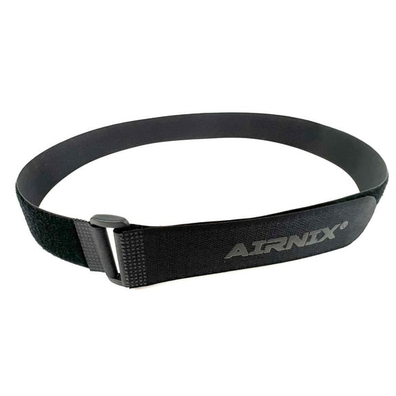 AIRNIX 4-Pack 40" x 1.5" (36" Useable) Hook and Loop Nylon Cinch Straps with Plastic Buckle, Reusable Fastening, Securing, Cable Straps