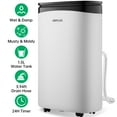 thumbnail image 1 of AIRPLUS 30 Pints Dehumidifier for Home with Drain Hose, Dehumidifiers for Basement, AP2002, 1 of 13