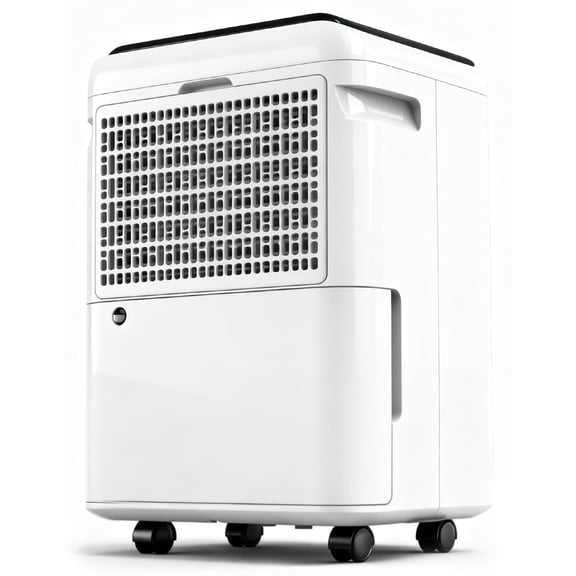 AIRPLUS 70 Pint Dehumidifier for Basements with Drain Hose, Covers 4,500 Sq. Ft, Quiet Dehumidifier for Large Home, Garage, Living Room, DOE 18.73 Pints, White
