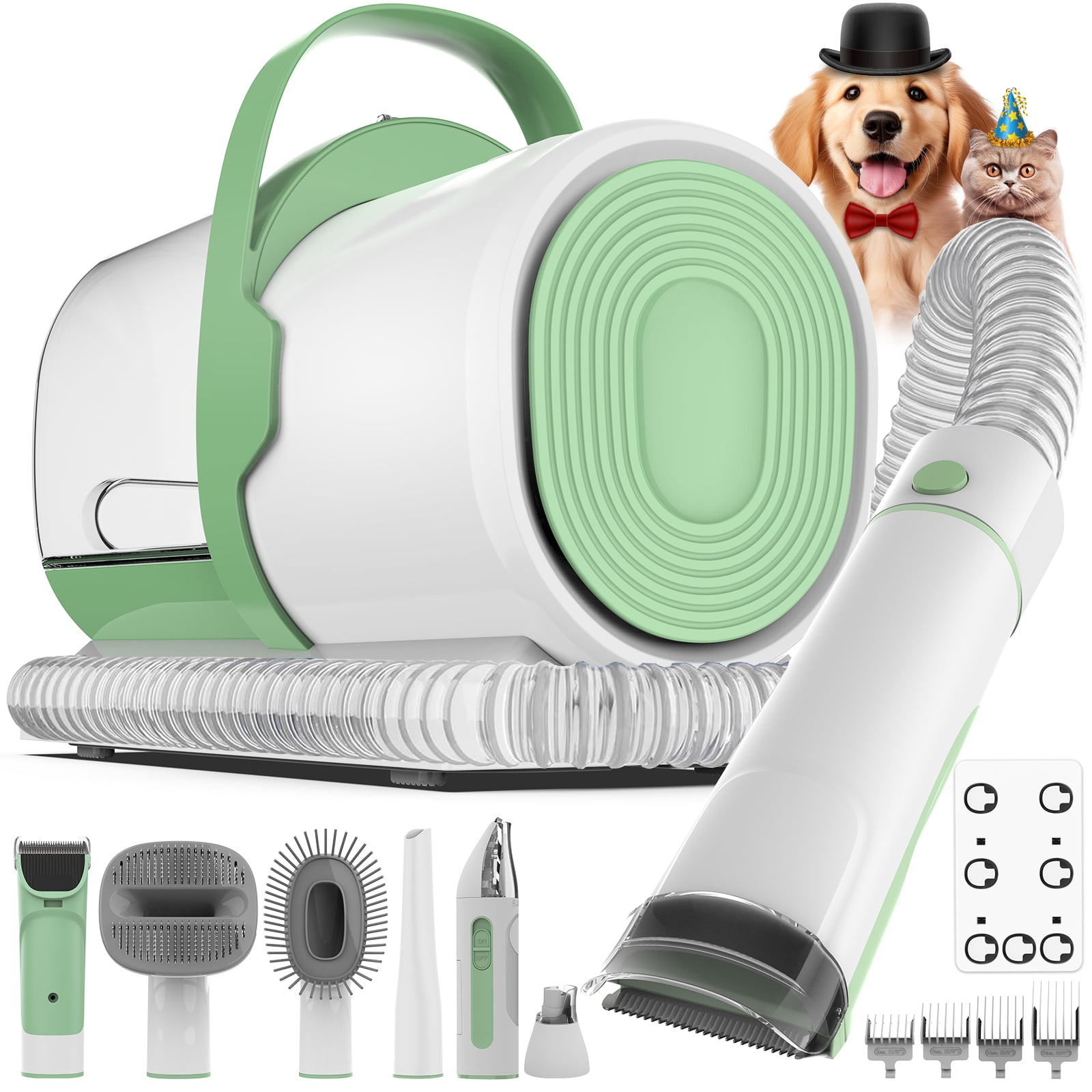 Neabot, Pet Grooming Kit, P1 Pro with Vacuum, Low Noise for Dogs