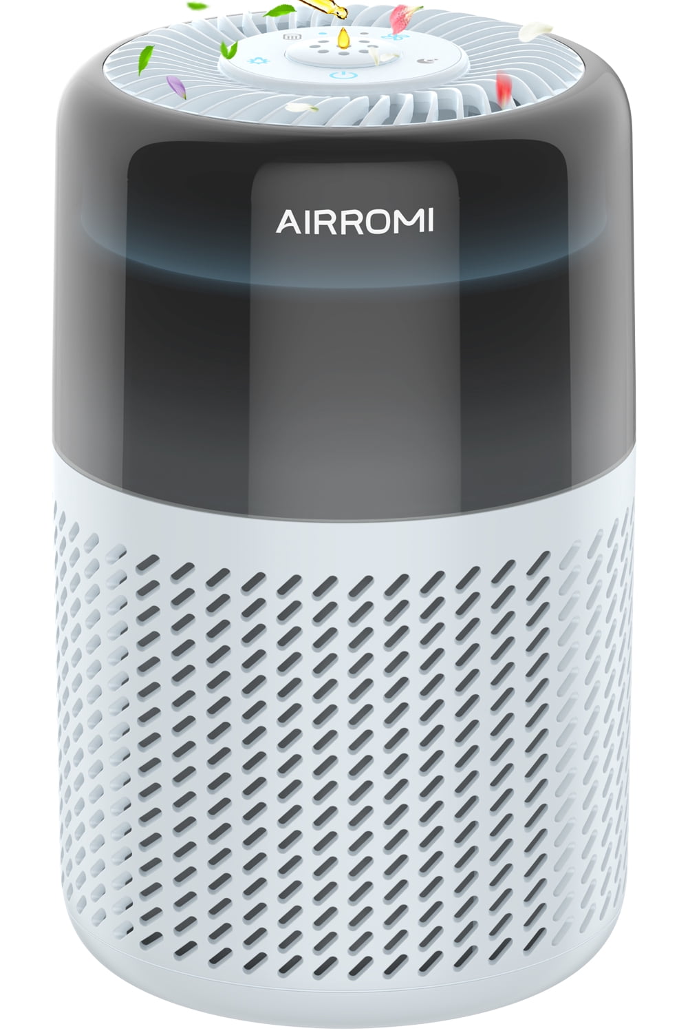 AIRROMI HEPA Air Purifier for Pet Owners, Included Activated Carbon Filter, Air Cleaner with Night Light for Allergies and Asthma Suffers,A2005,Blue