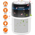 thumbnail image 1 of AIRROMI HEPA Air Purifier for Pet Owners, Included Activated Carbon Filter, Air Cleaner with Night Light for Allergies and Asthma Suffers,A2005,White, 1 of 9