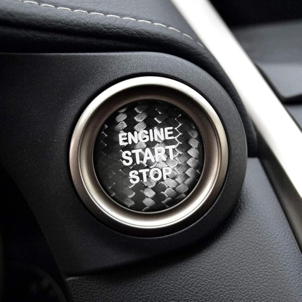 Start Engine Sticker AIRSPEED Carbon Fiber Car Engine Start Button Sticker for Lexus IS250 ...