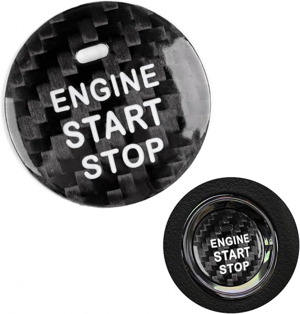 AIRSPEED Carbon Fiber Car Engine Start Button Sticker for Lexus IS250 ...