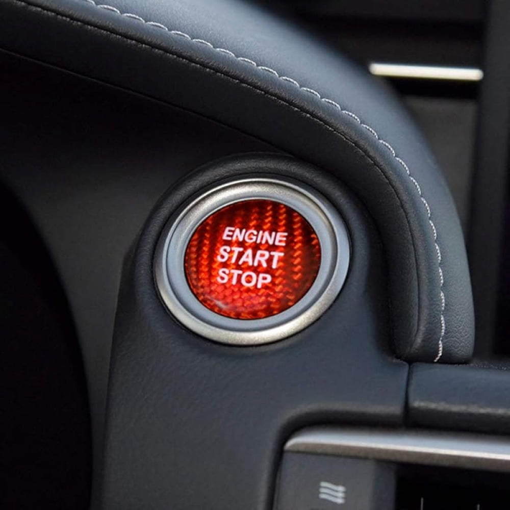 Lexus Car Button AIRSPEED Carbon Fiber Car Engine Start Button Sticker for Lexus IS250 ...