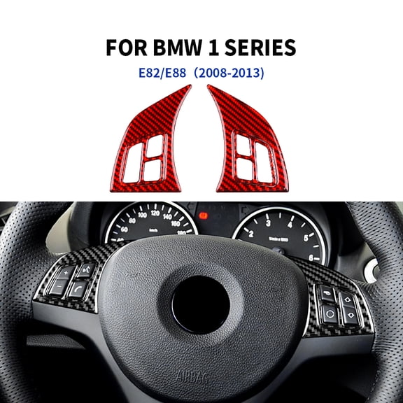 AIRSPEED For BMW 1 Series E81 E82 E88 2008-2013 Accessories Carbon Fiber Sticker Car Automatic Special Interior Trim Cover.