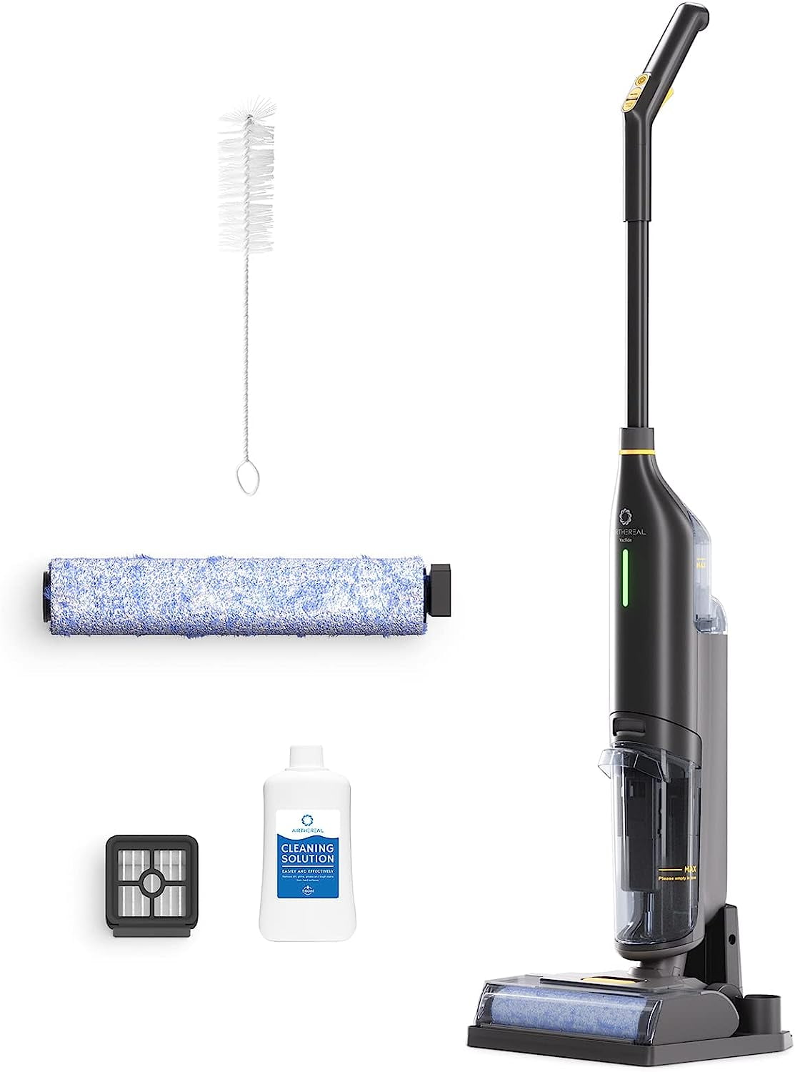 Dark Gray Cordless Stick Vacuum with HEPA Filter