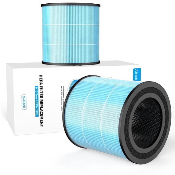 AIRTOK AP0601 Air Purifier Replacement Filters, H13 True HEPA Filter Activated Carbon, 4 Stage, 2 Pack