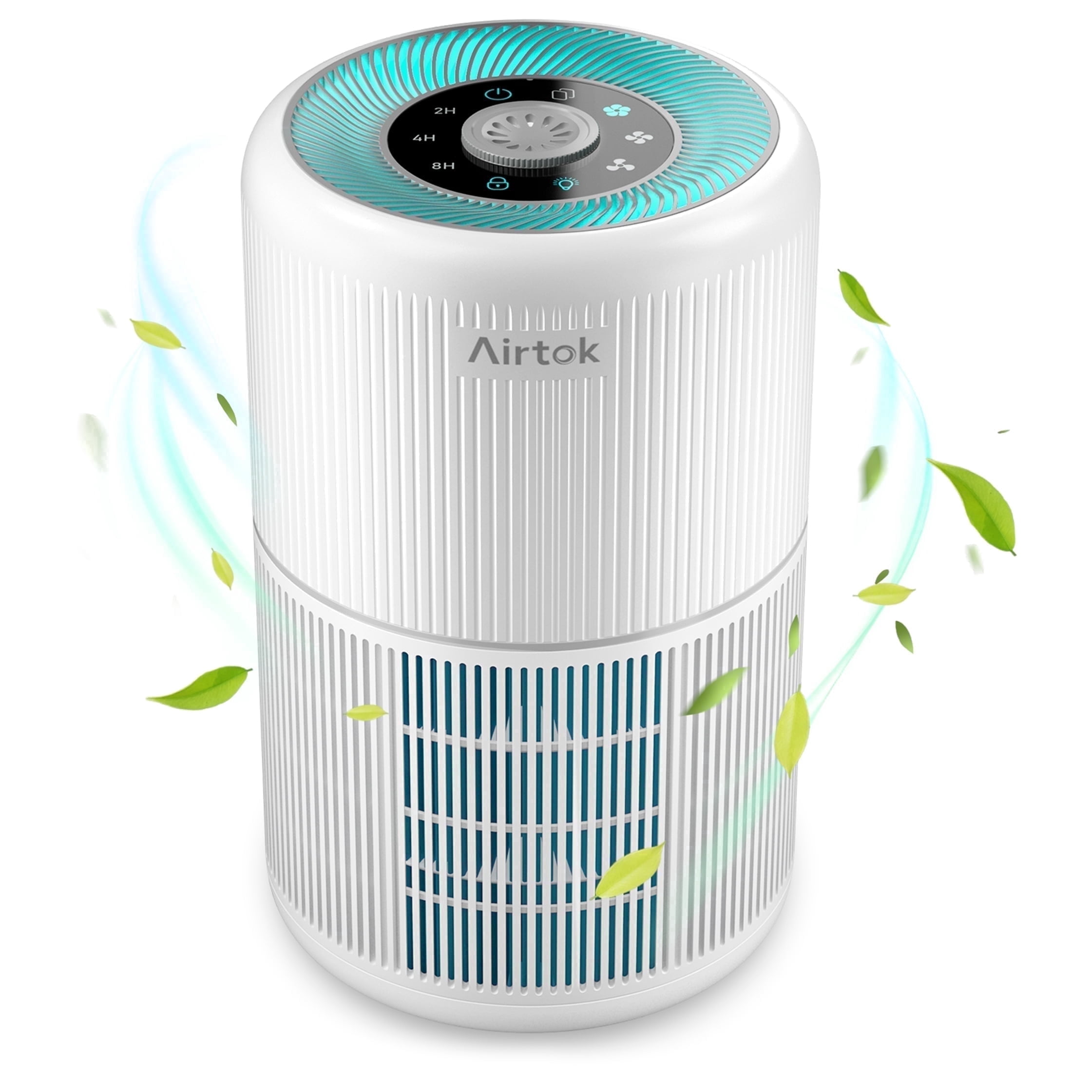 TECO Compact HEPA Ozone Air Purifier 本体 AIRTOK, Air Purifier, True HEPA, Small Rooms, Quiet - Walmart.com
