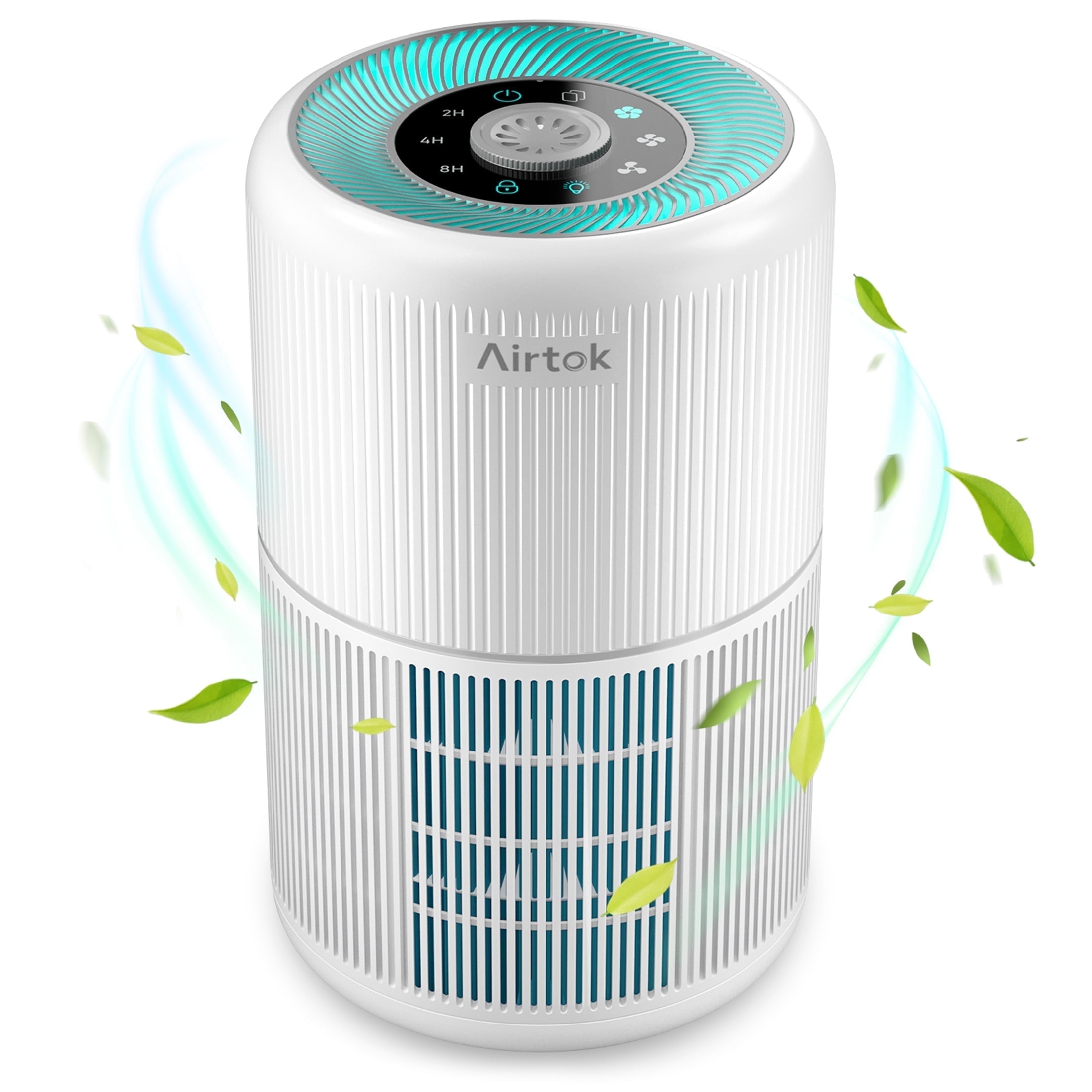 AIRTOK HEPA Air Purifier for 534 sq ft White with 4-Stage