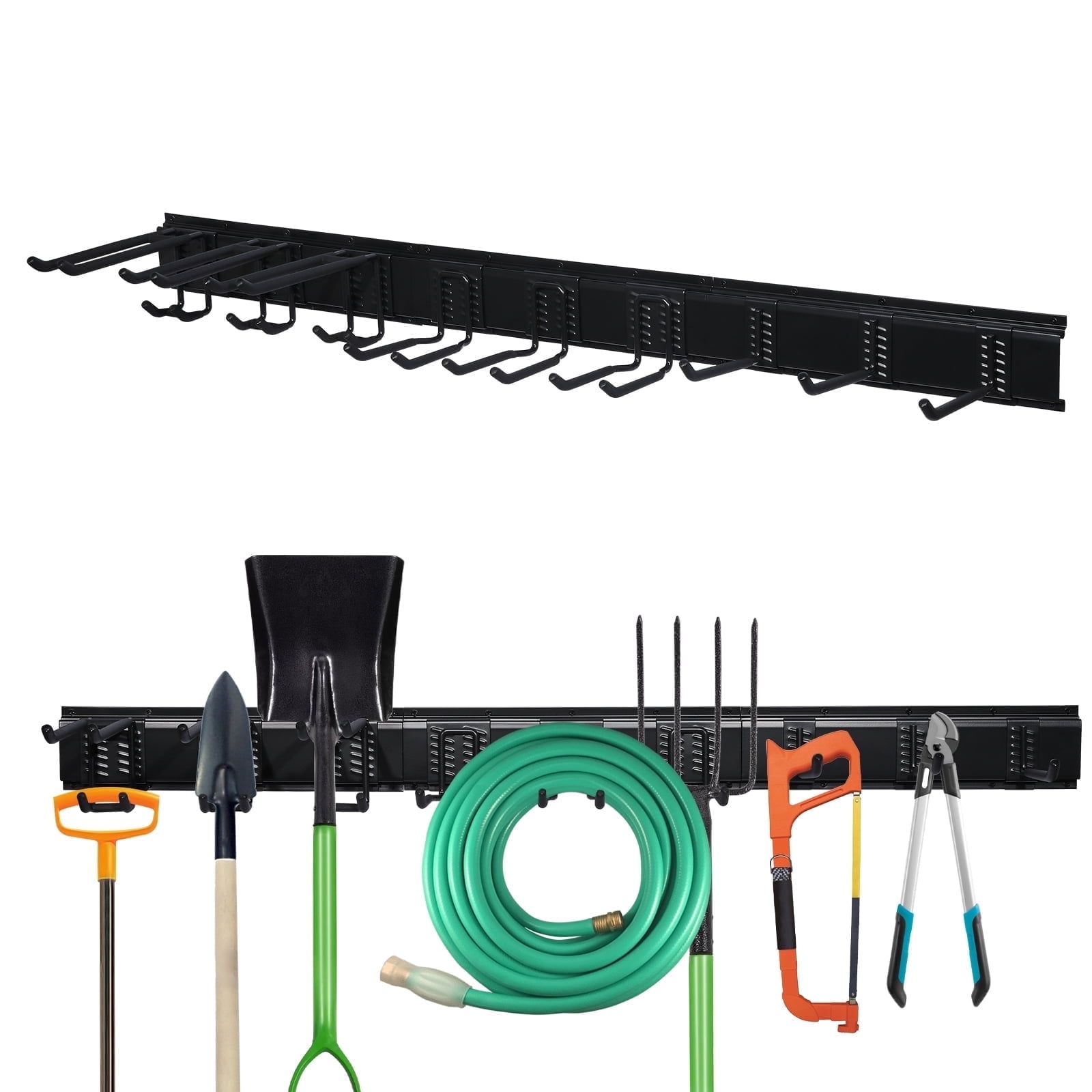 Porta Scopa E Mocio Da Parete YMYNY, Organizer Per Attrezzi Da Giardino, Mensola Per Garage Lavanderia Organizzazione E Stoccaggio Con Ganci Resistente 89085742