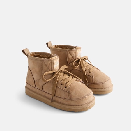 Airwalk Little and Big Boys' Faux Suede Sneaker Boots