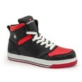 thumbnail image 1 of AIRWALK SAFETY Mens Work Shoe Composite Toe Black Red AW6451 Slip Resistant, 1 of 4