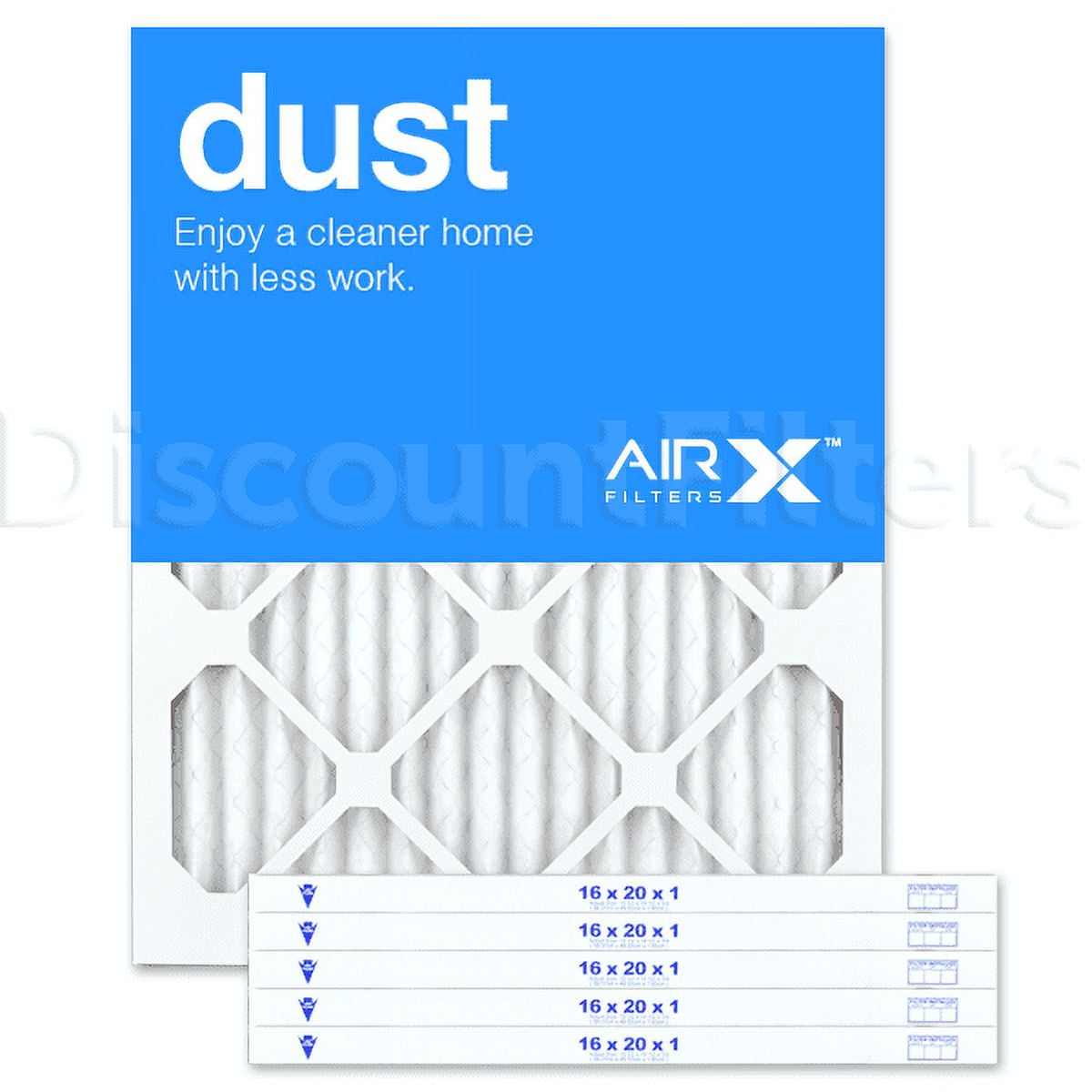 AIRx Dust 16x20x1 MERV 8 Pleated Filter