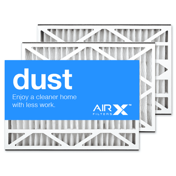 AIRx Filters 16x25x3 MERV 8 HVAC AC Furnace Air Filter Replacement for Lennox X0581 X5427, Dust 3-Pack, Made in the USA