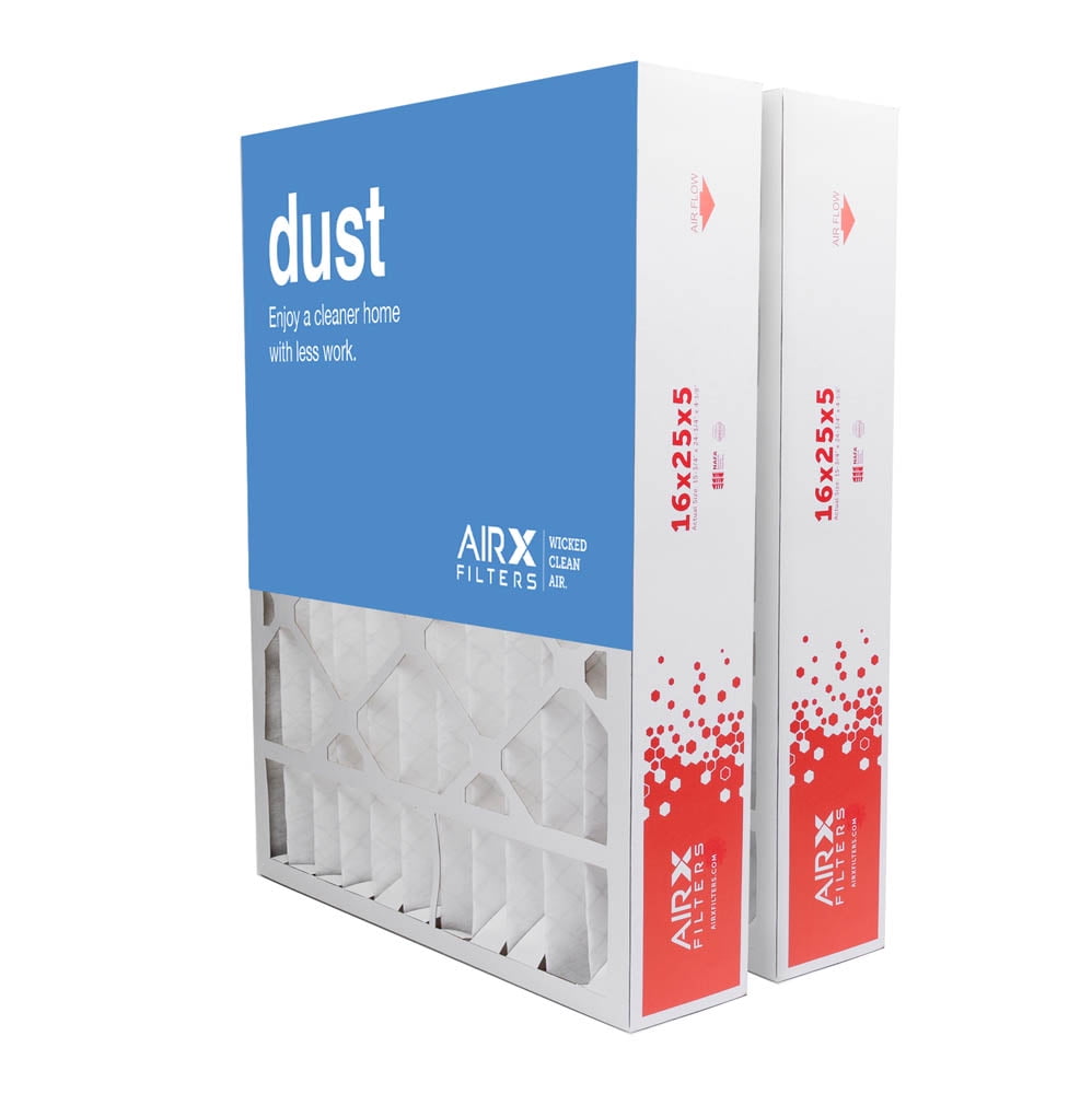 AIRx Filters 16x25x5 MERV 8 HVAC AC Furnace Air Filter Replacement for