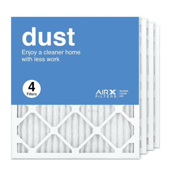 AIRx Filters 18x20x1 Air Filter MERV 8 Pleated HVAC AC Furnace Air Filter, Dust 4-Pack Made in the USA