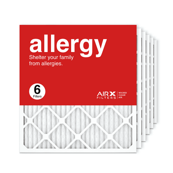 AIRx Filters 21.5x23.5x1 Air Filter MERV 11 Pleated HVAC AC Furnace Air Filter, Allergy 6-Pack, Made in the USA