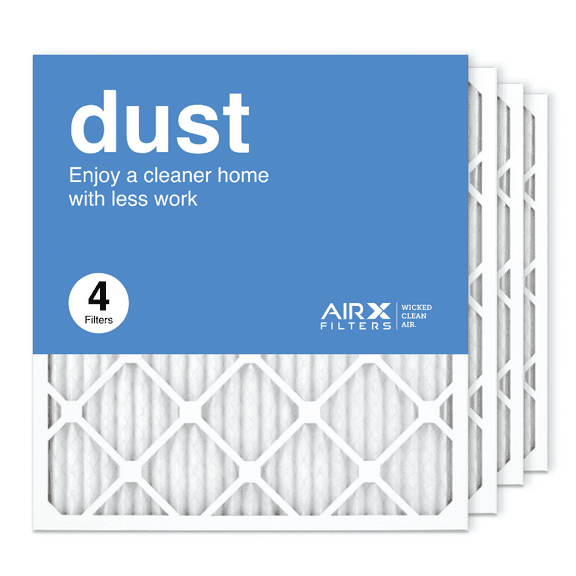 AIRx Filters 21.5x23.5x1 Air Filter MERV 8 Pleated HVAC AC Furnace Air Filter, Dust 4-Pack Made in the USA